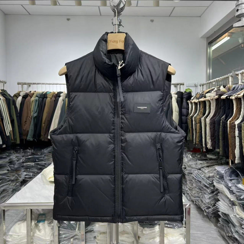 Men's Youth Stand Collar Down Vest