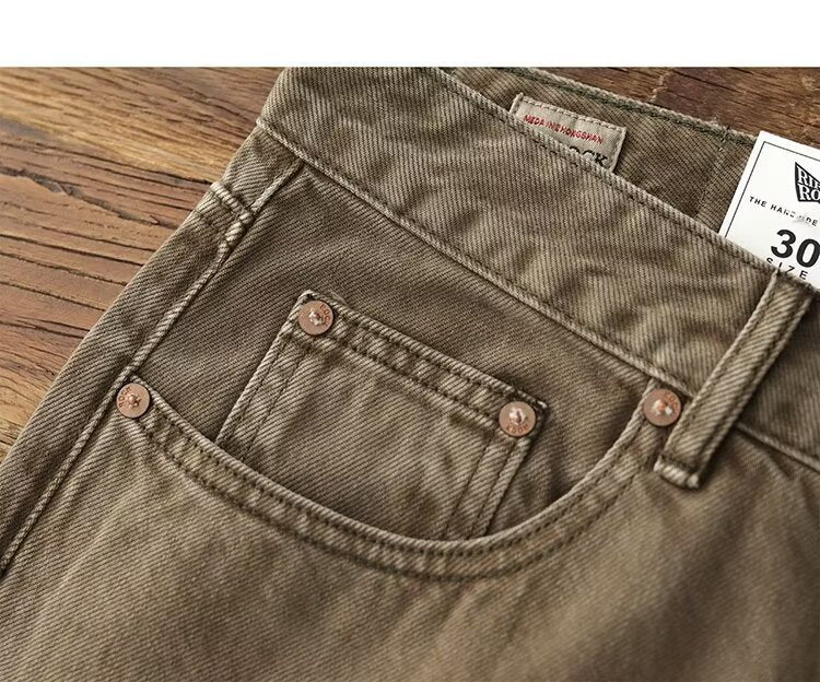 Men's American Street Washed Distressed Fashion Jeans
