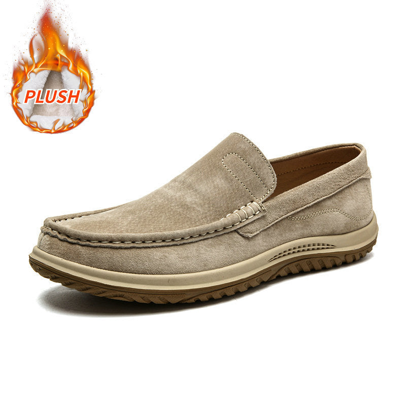 Spring And Summer Suede Gommino Men's Korean Fashion Shoes Breathable Comfortable Lazy Shoes Casual Shoes
