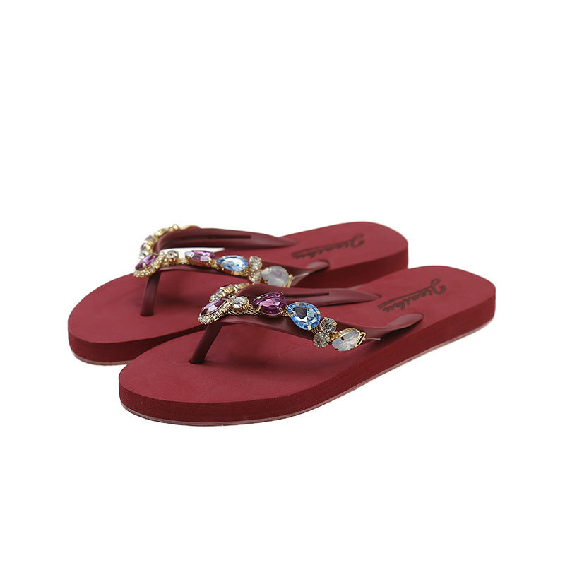 Women's Fashion Casual Beach Flat Slippers