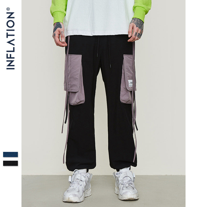 Men's Side Pockets Cargo Harem Pants