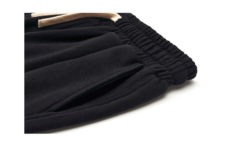 Men's Pure Cotton Terry Straight Casual Trousers