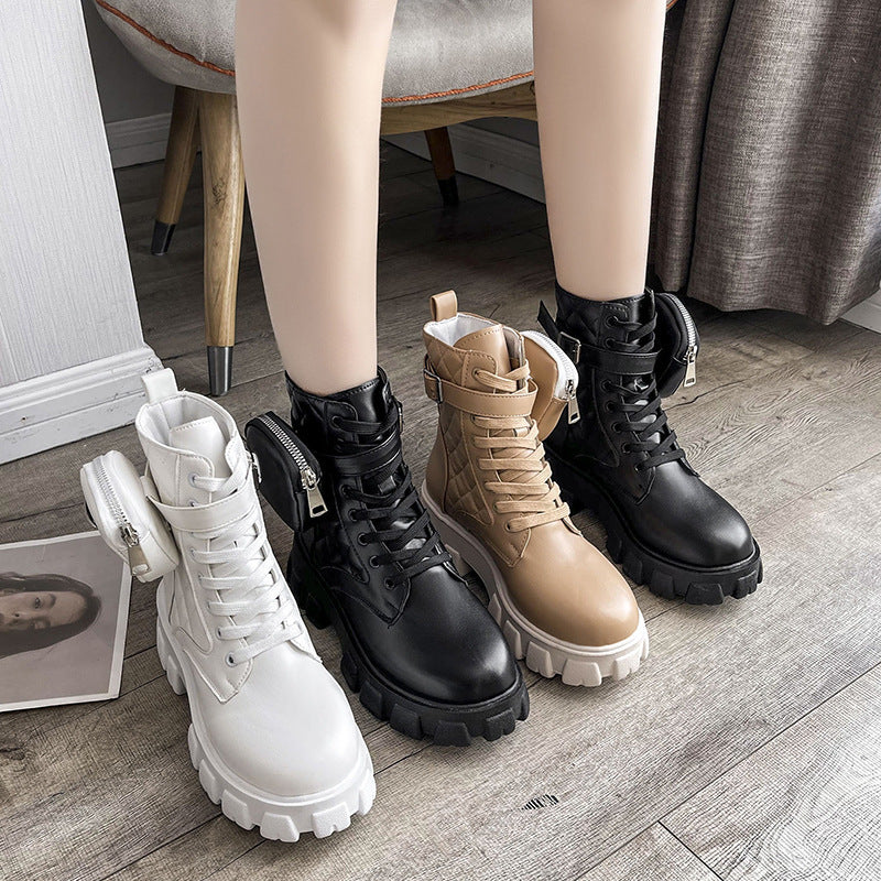 Female British Style Fashion Martin Boots