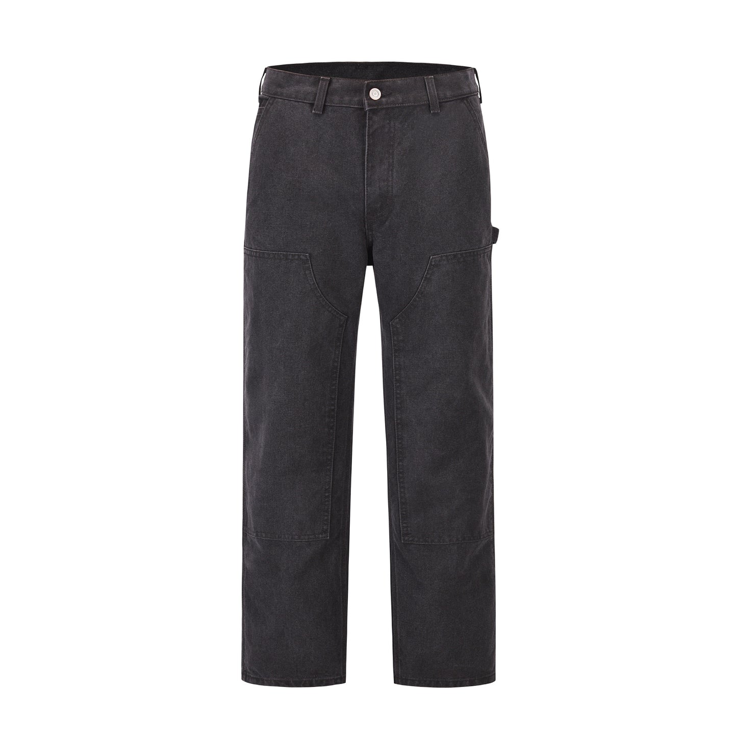 Men's Fashion Leisure Washed-out Distressed Loose Straight Trousers