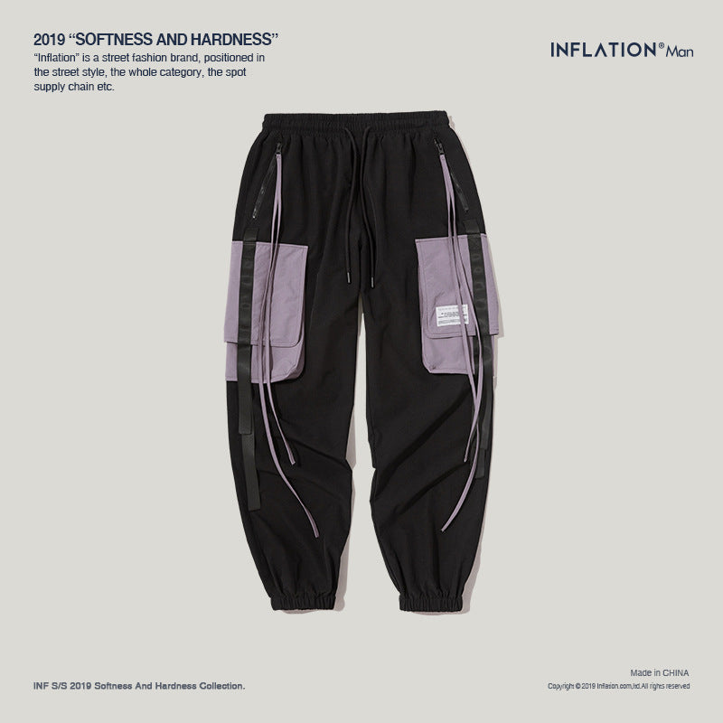 Men's Side Pockets Cargo Harem Pants
