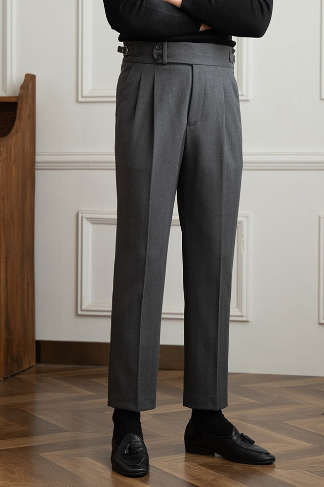 Casual All-match Naples High Waist Straight Pants