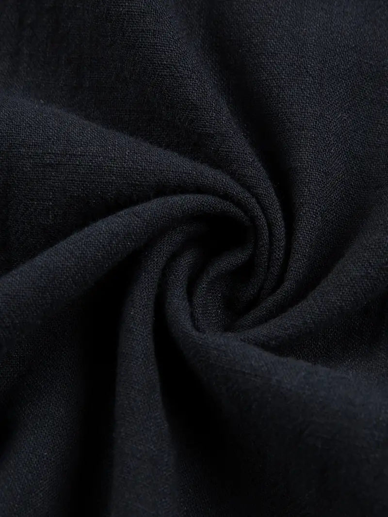 Men's Chest Pocket Solid Color Casual Fashion Short Sleeve T-shirt