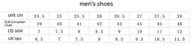 Men's Business Leather Shoes Large Size Casual Shoes