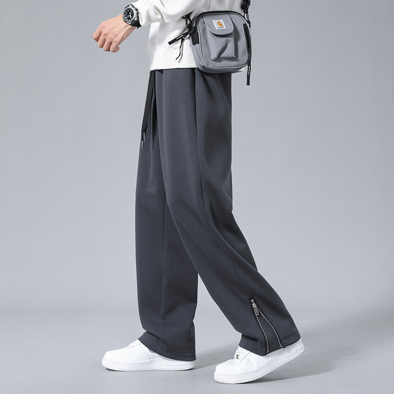 Straight Pants Men's New American-style Heavy Sweatpants