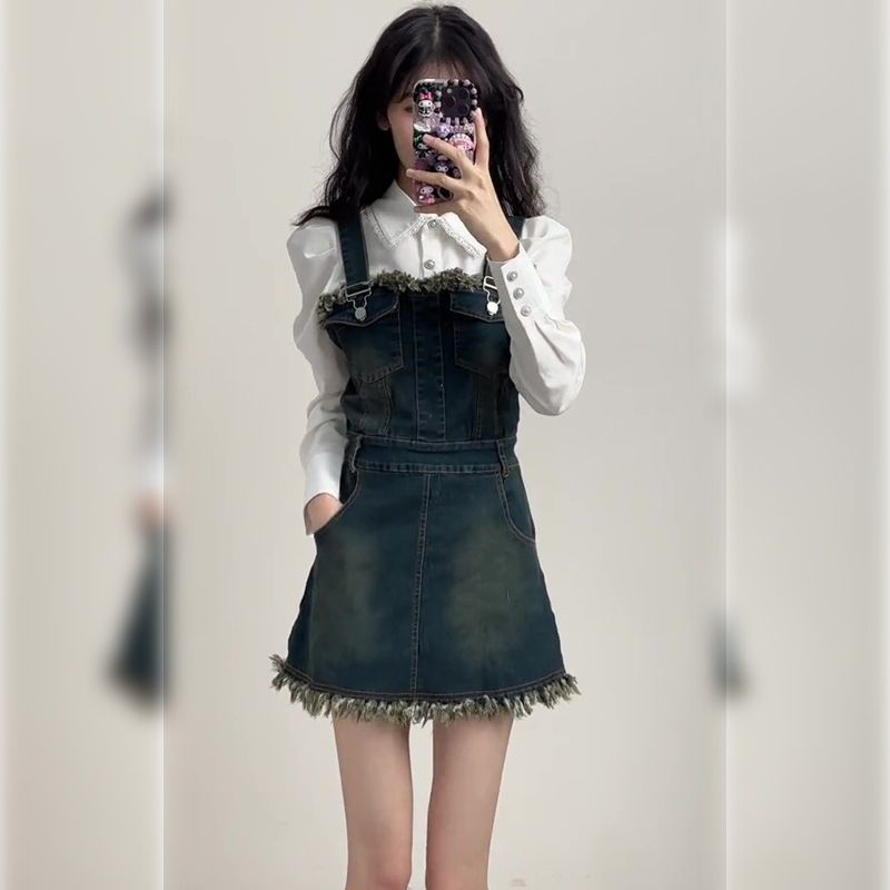 Denim Baby Bag Skirt Women's Clothing