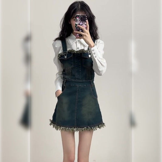 Denim Baby Bag Skirt Women's Clothing