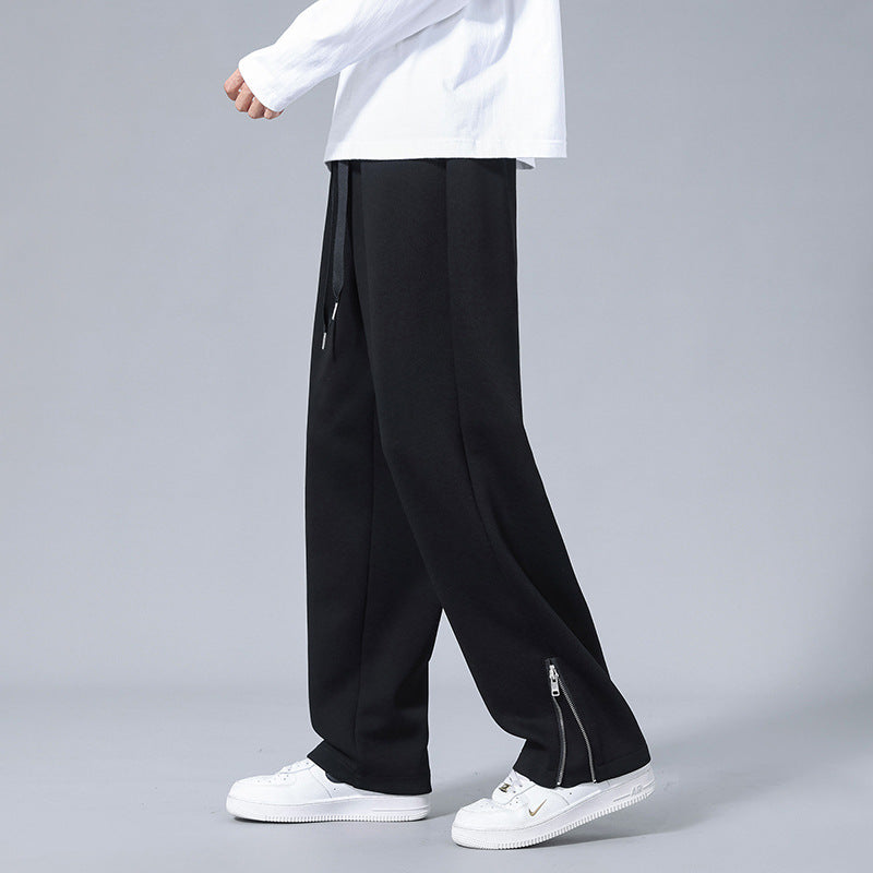 Straight Pants Men's New American-style Heavy Sweatpants