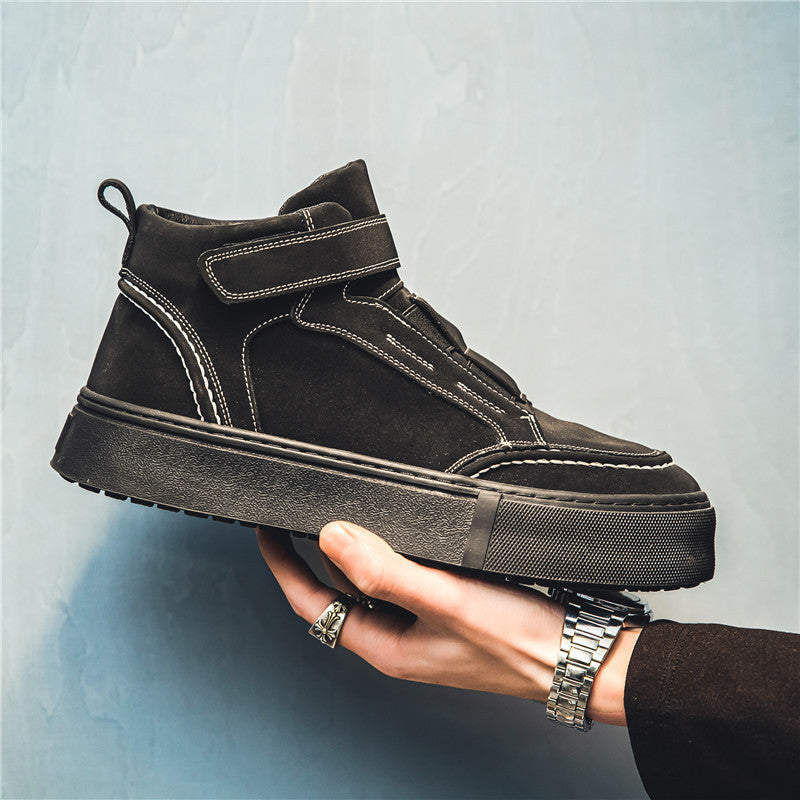 Sports Board Shoes Suede Surface Trendy Breathable Platform