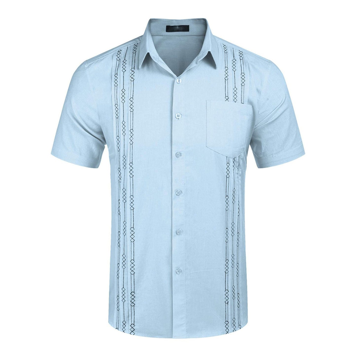 Cuba Beach Top Pocket Guayabella Shirt