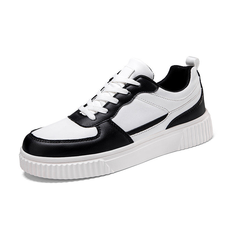 Autumn New Breathable White Shoes For Students Korean Style Trendy All-Match Platform Sports Casual