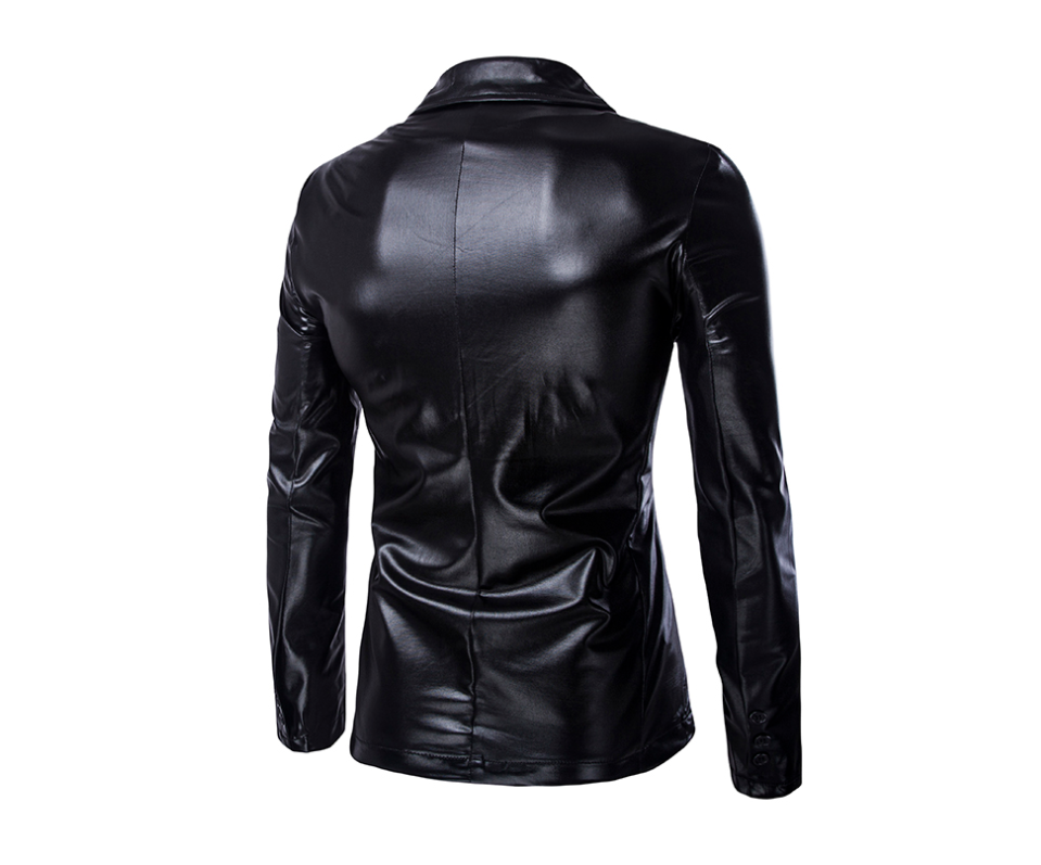 New hot stamping face casual suit suit European and American style slim men's suit