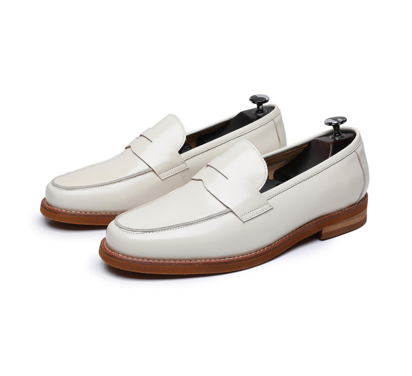 Retro Loafers Genuine Leather Handmade Leisure