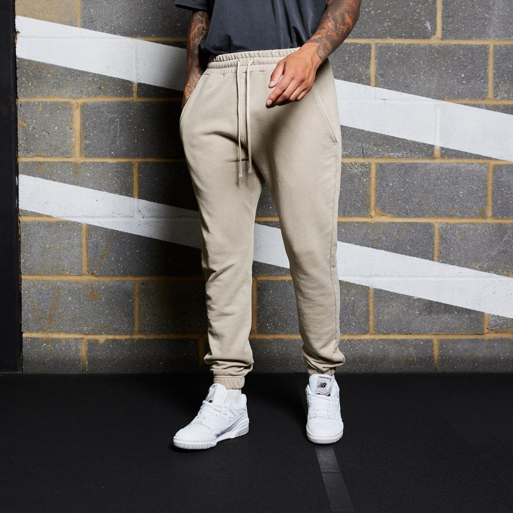 Men's Sports Solid Color Casual Trousers Outdoor