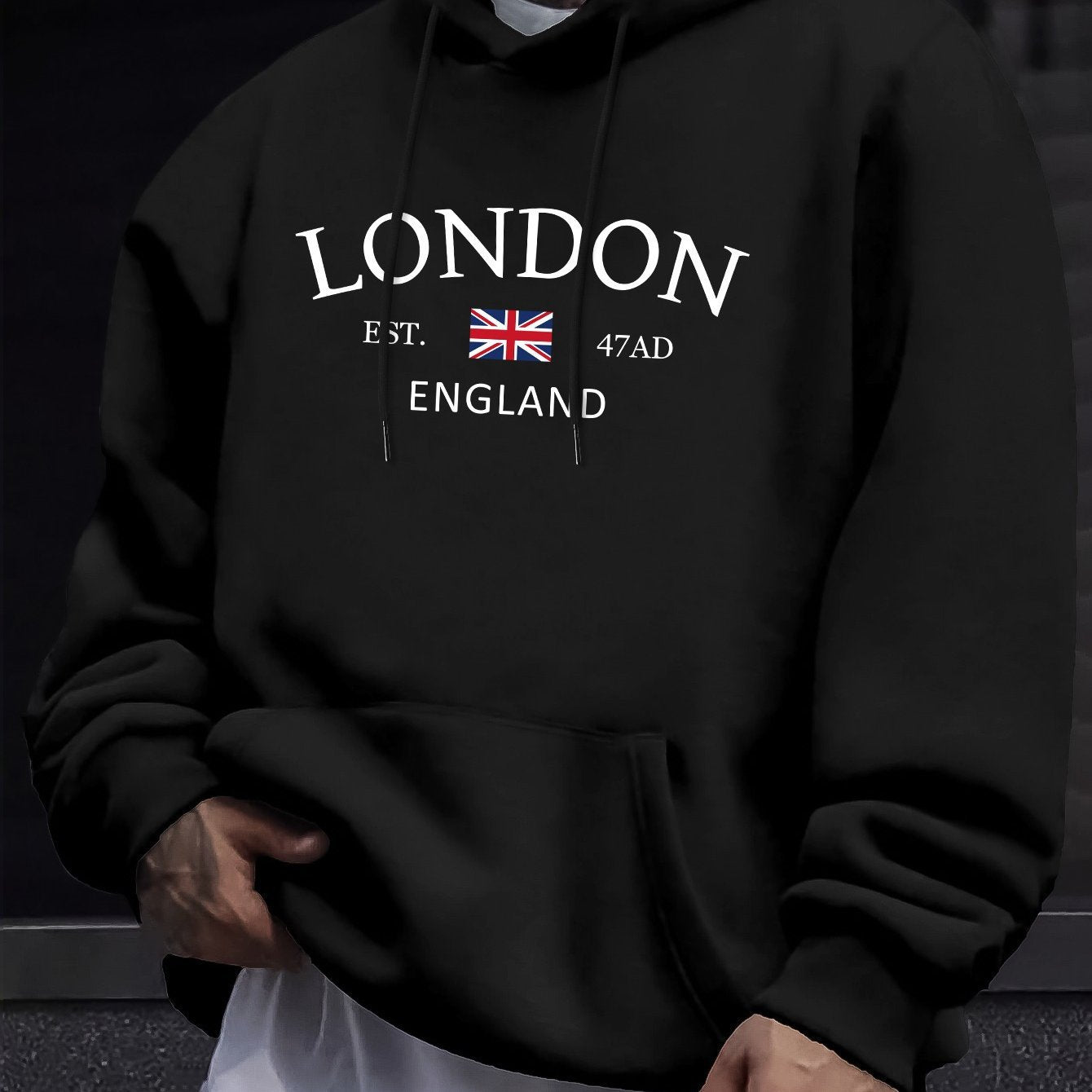 Fashion Personalized Printed Men's Hoodie Casual