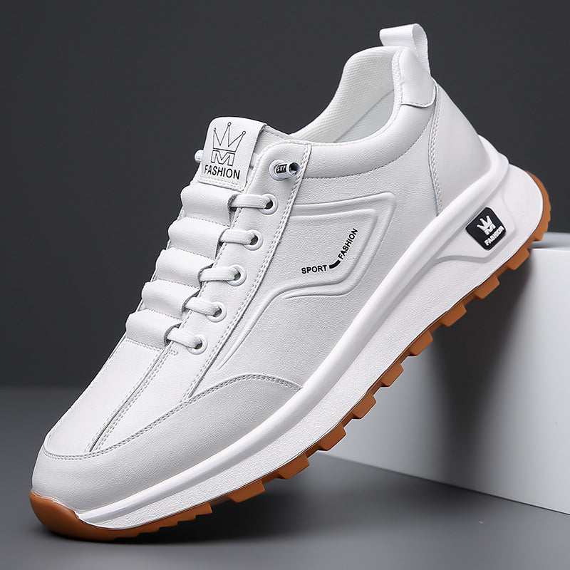 Men's Sports Casual Leather Shoes Men's Youth All-matching