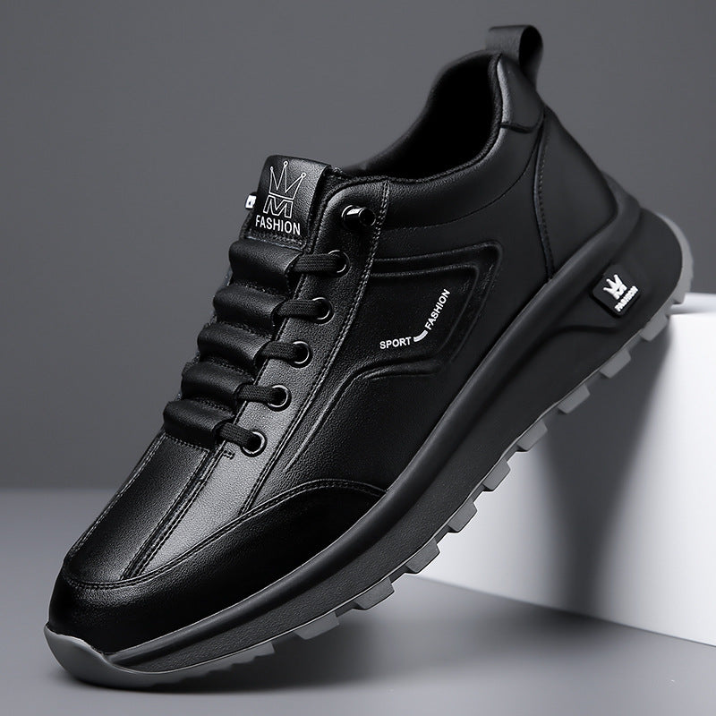 Men's Sports Casual Leather Shoes Men's Youth All-matching