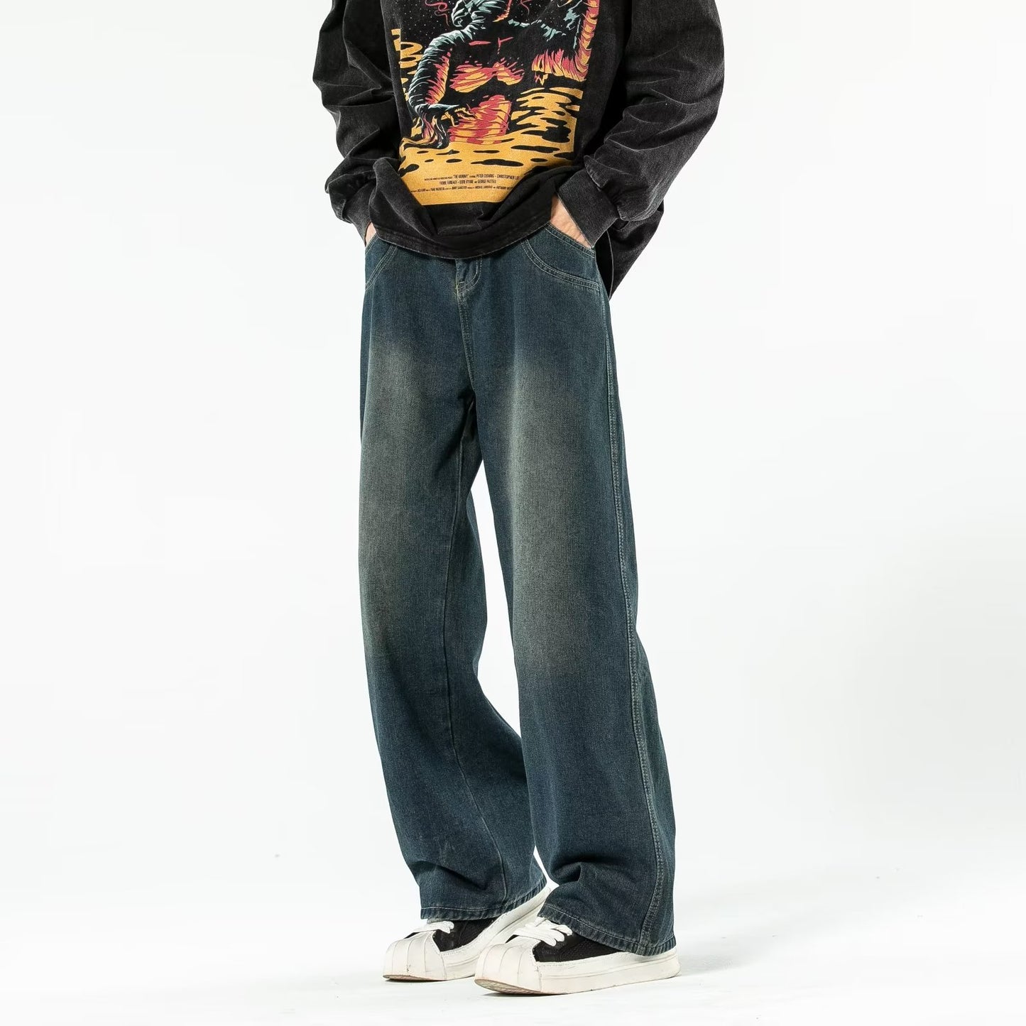 Personalized Letter Jeans Hip Hop