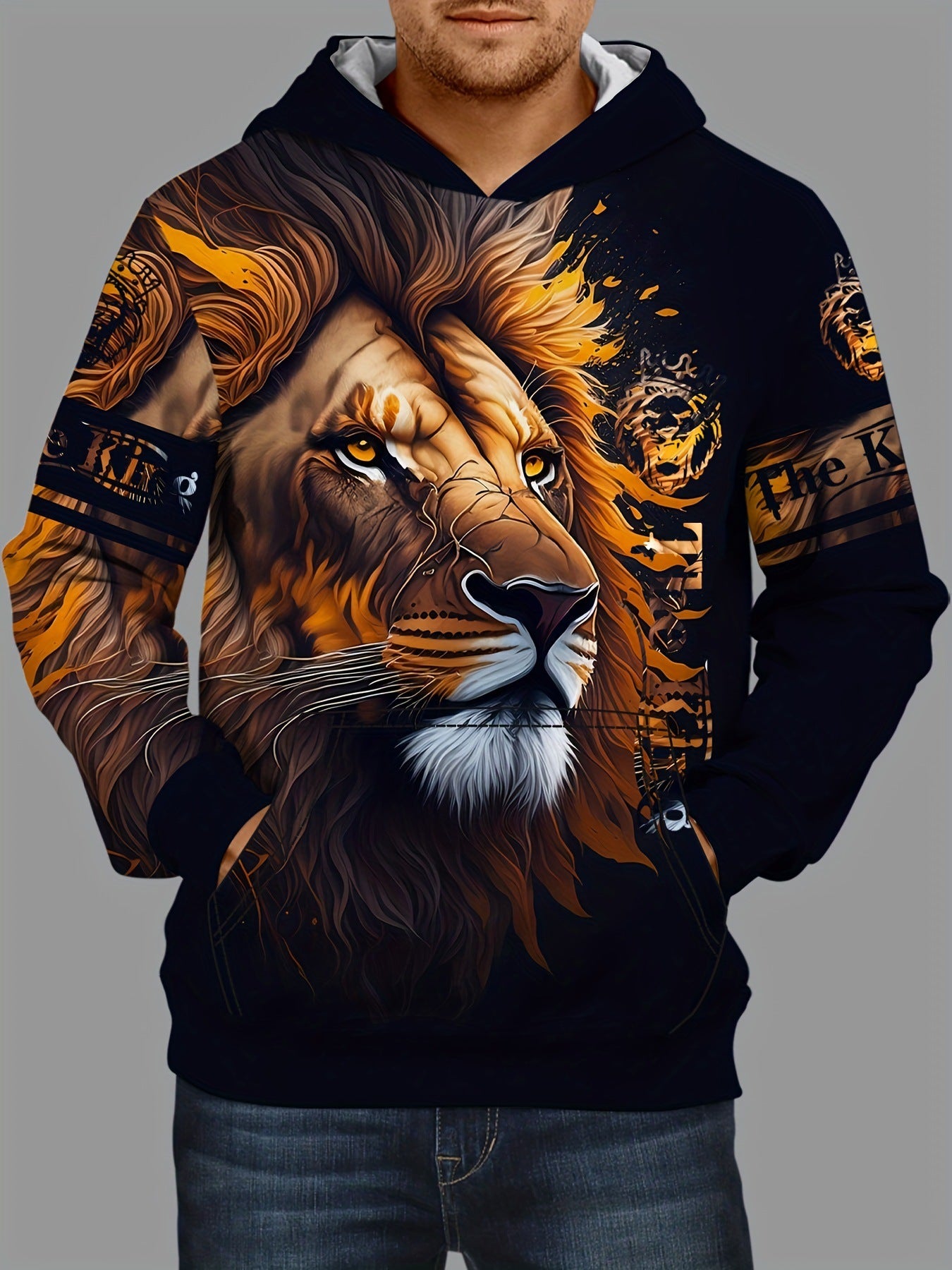 Vikings Casual 3D Printed Hooded Long Sleeve Sweatshirt
