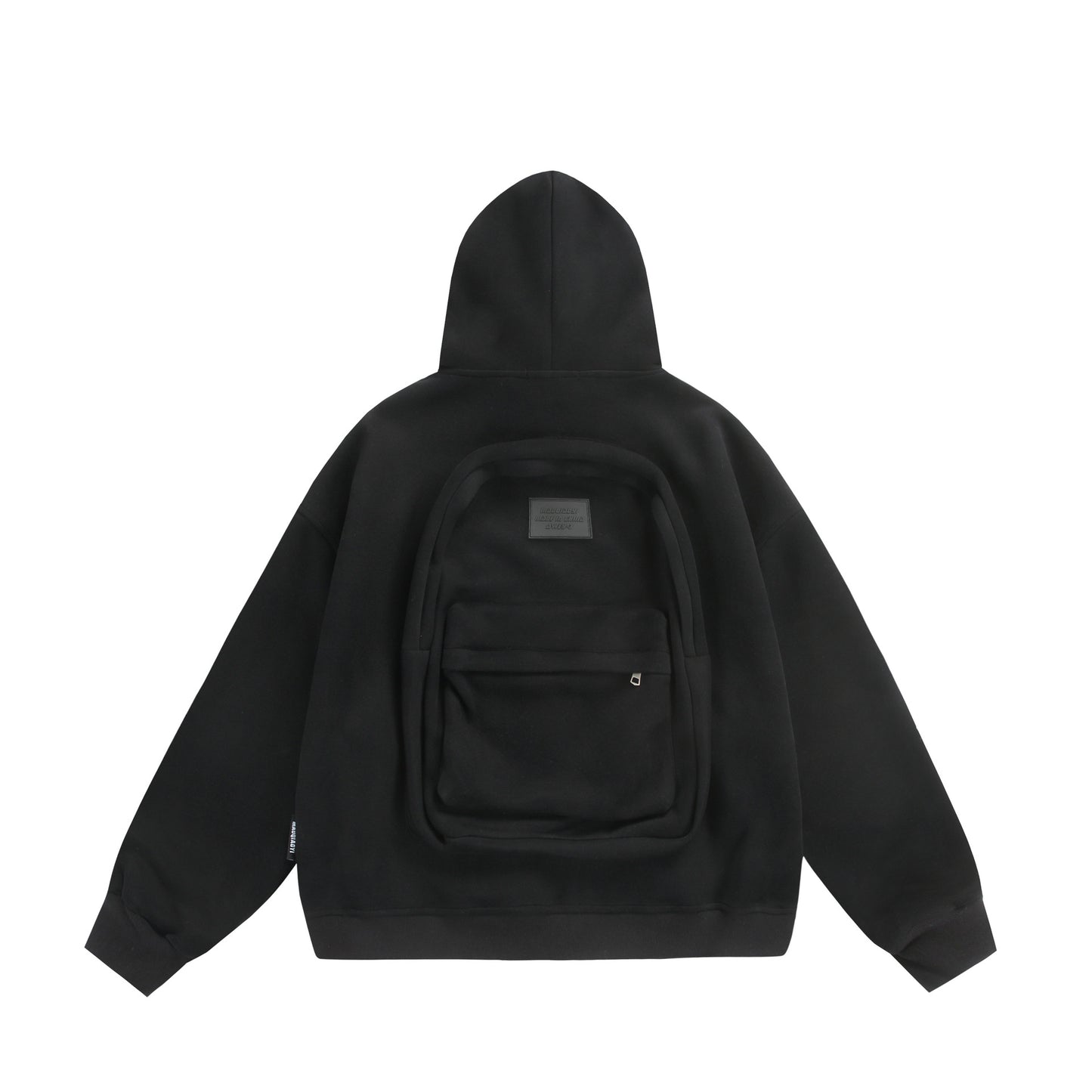 Solid Color Back Small Bag Design Cardigan Coat Outerwear