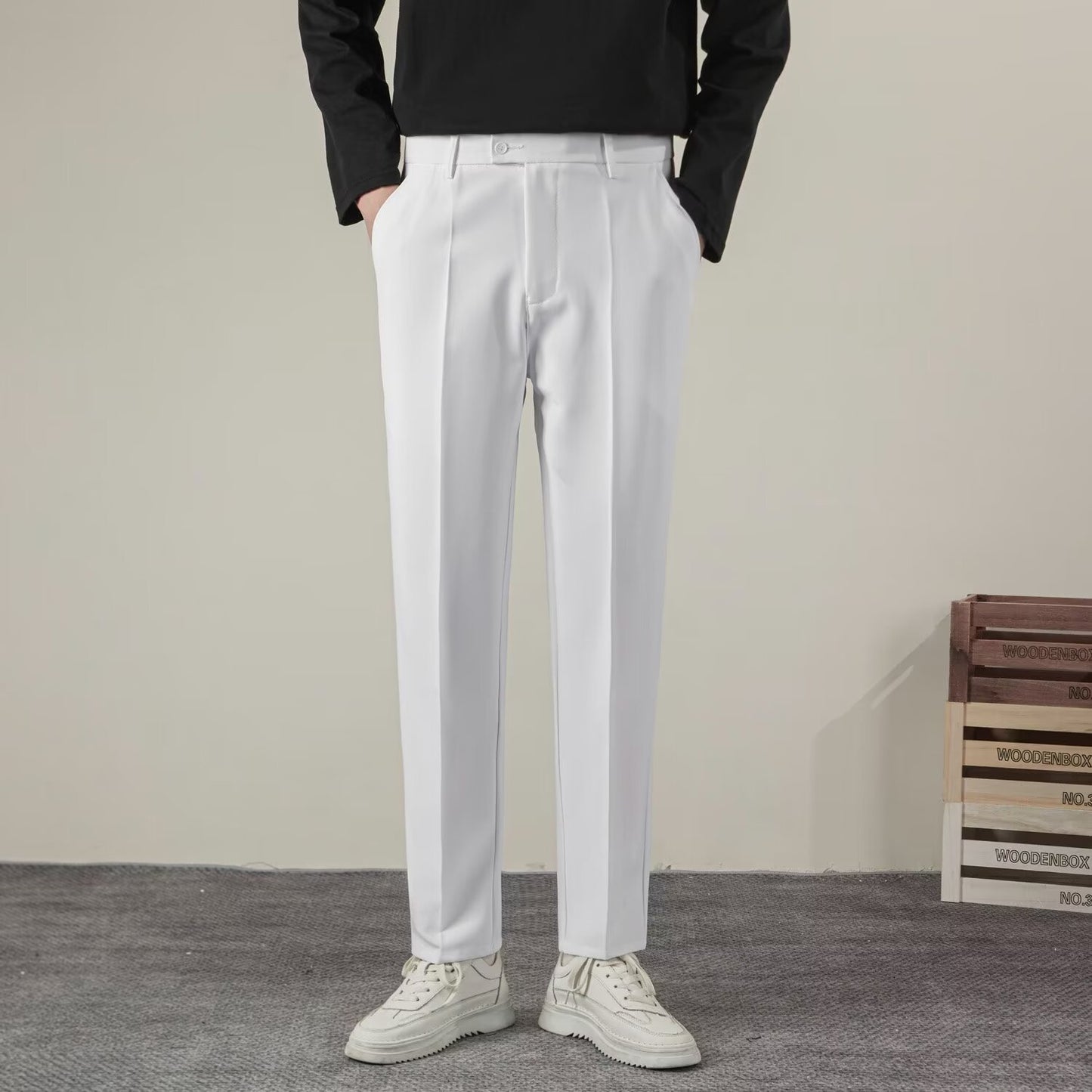 Men's Casual Suit Pants Men's Straight