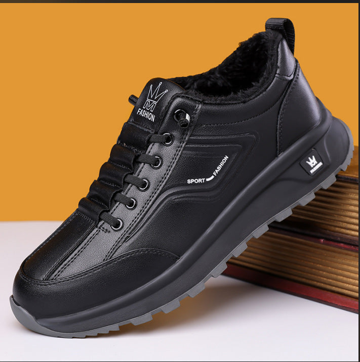 Men's Sports Casual Leather Shoes Men's Youth All-matching