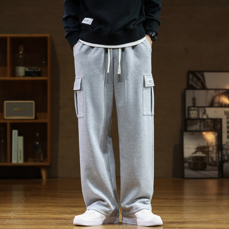 Sports Pants Men's Loose Casual Weight-catcher Tide Plus-sized Plus-sized