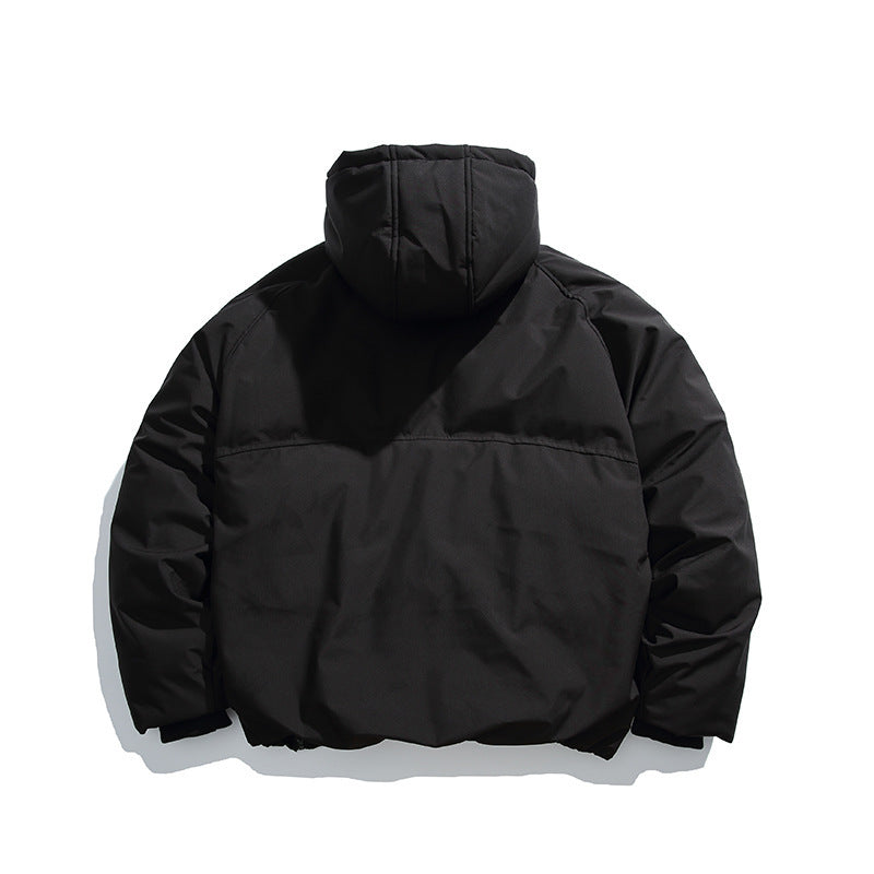 Men's Japanese Outdoor Hoodie Padded Coat