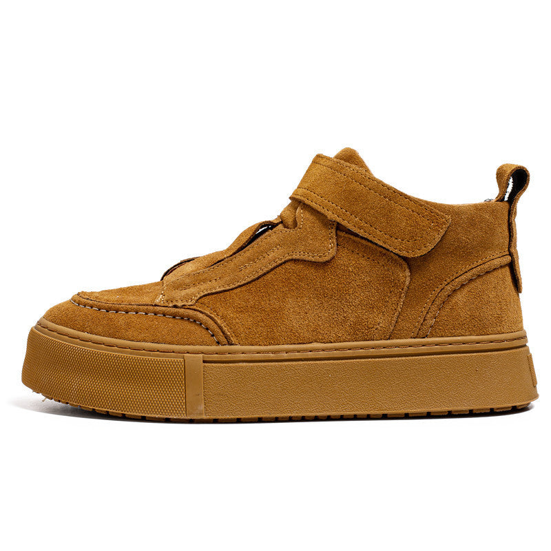 Sports Board Shoes Suede Surface Trendy Breathable Platform
