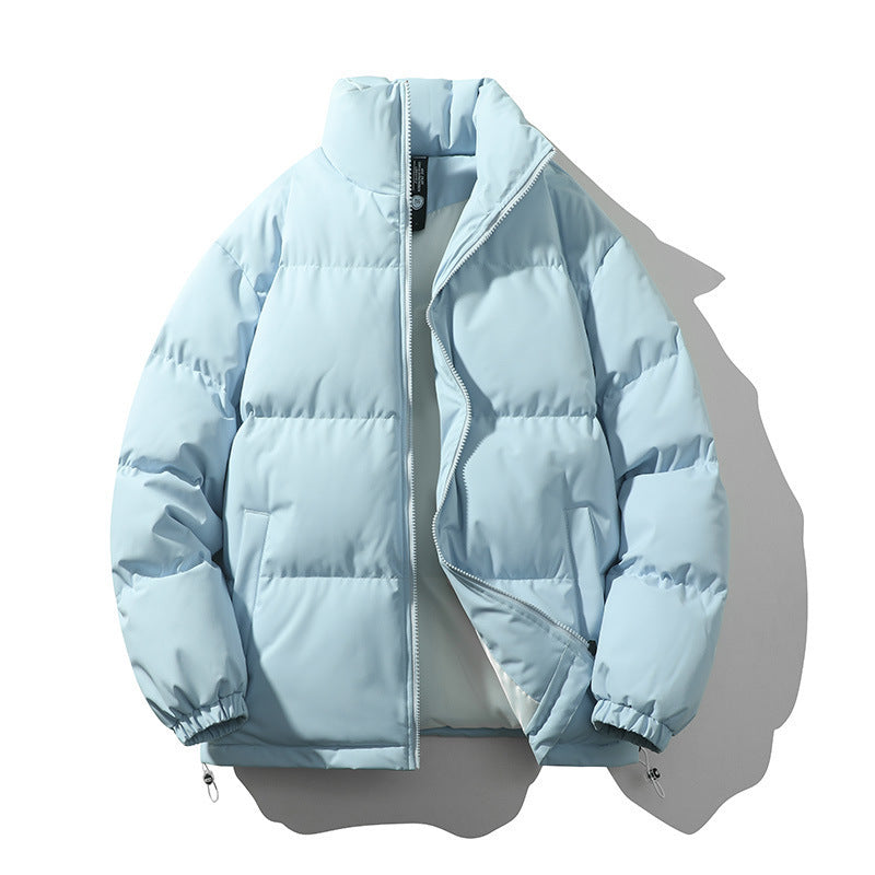 Men's Stand Collar Loose And Warm Down Coat