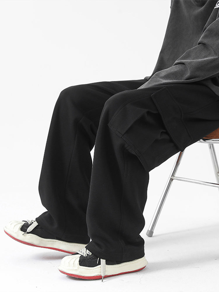 Men's Loose Sports And Leisure Workwear With Pocket Pants