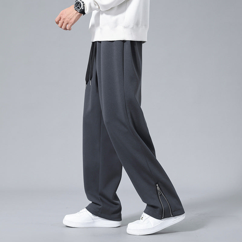 Straight Pants Men's New American-style Heavy Sweatpants