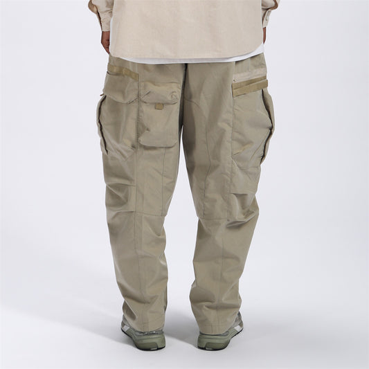 American Functional Outdoor Multi Pocket Overalls Trousers Casual Pleats