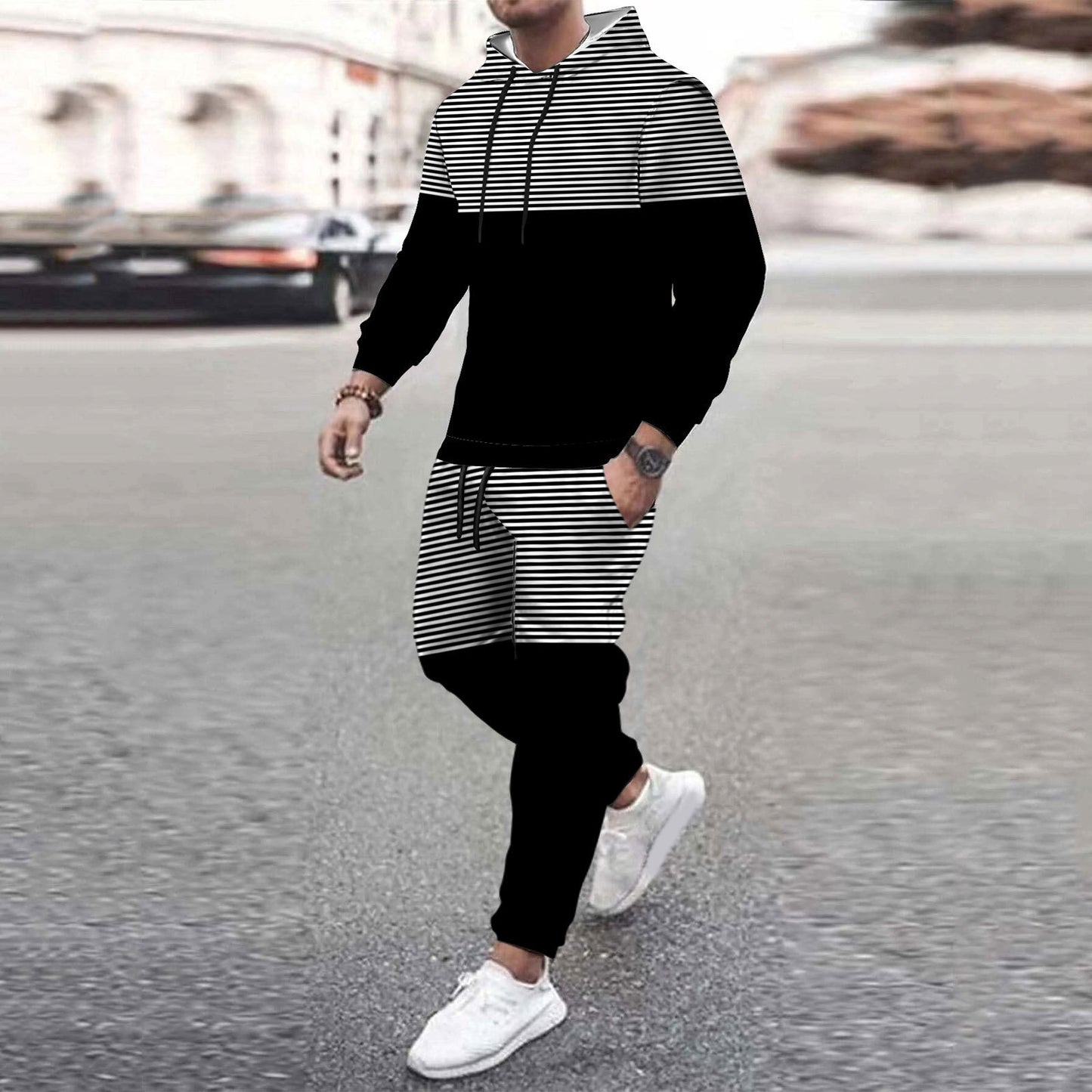 Men's Casual Loose-fitting Hoodie Sweater