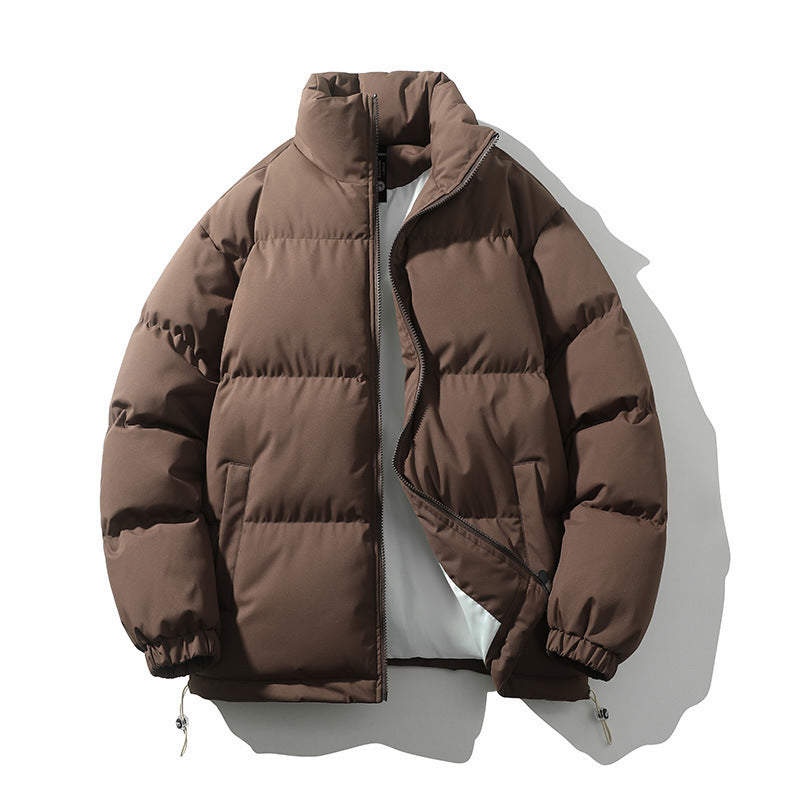 Men's Stand Collar Loose And Warm Down Coat