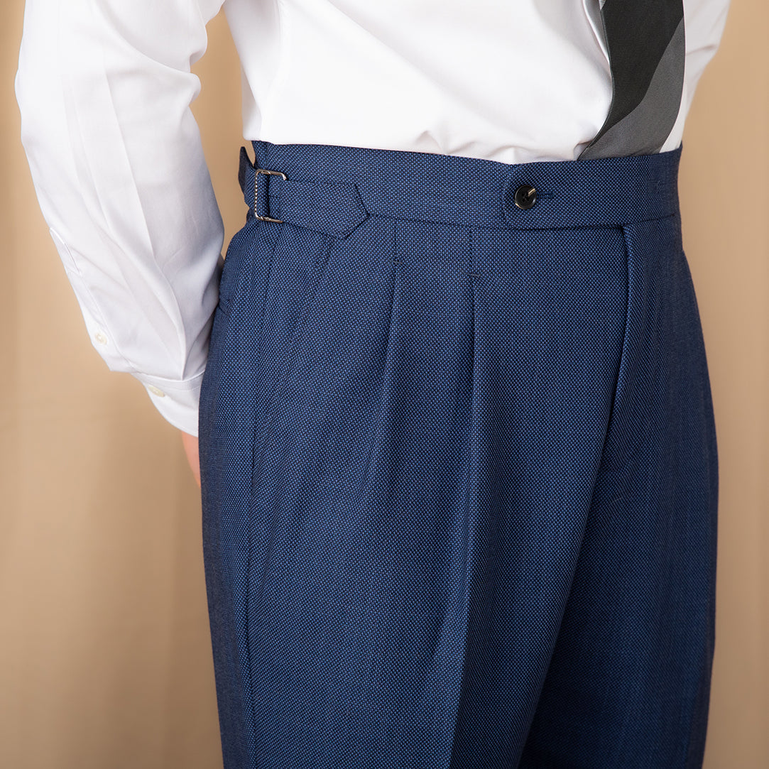 Solid Color Naples High-waisted Trousers Daily Commute Straight Trousers