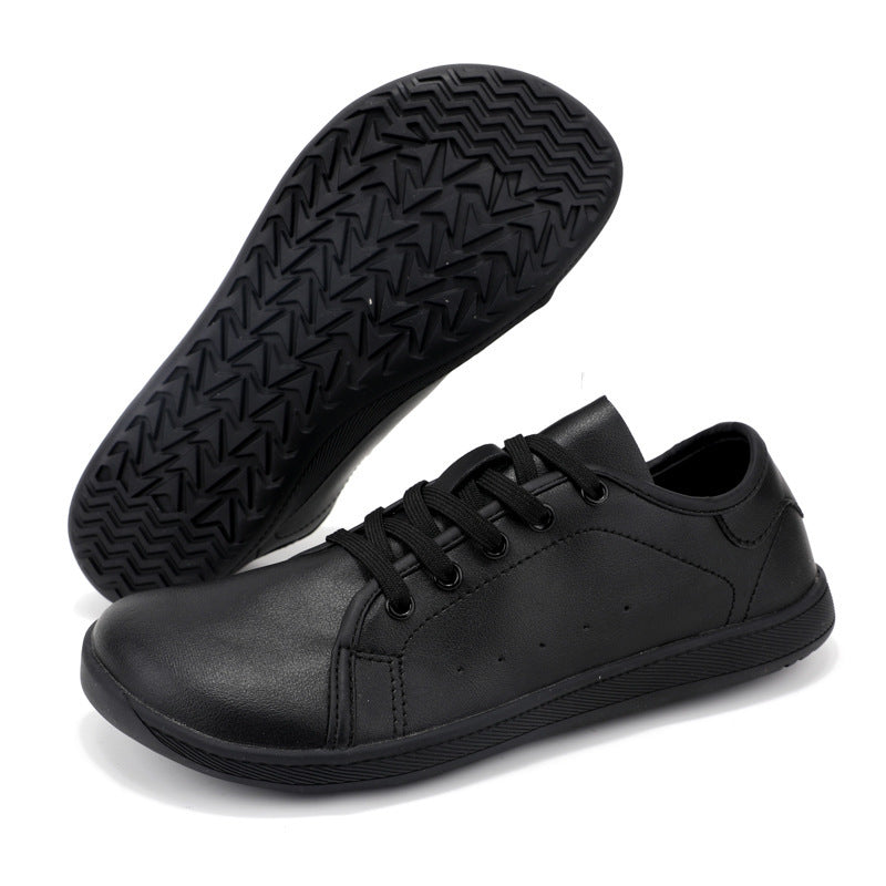 Wide Toe Shoes Leather Non-slip Breathable Outdoor Wide Last Breathable Shoes Loose And Comfortable