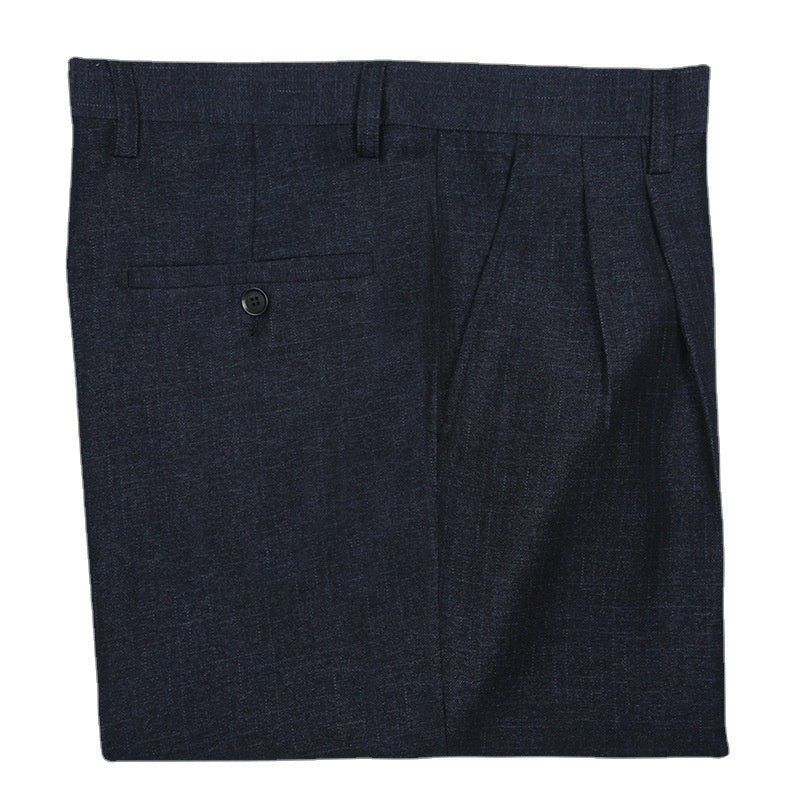 Men's Fashion Casual Loose High Waist Suit Pants