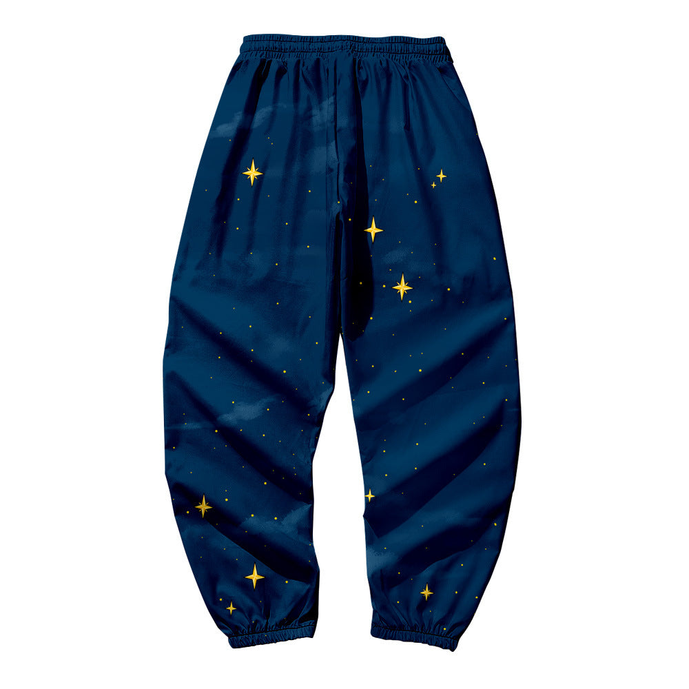 Magician Tied Feet Trendy Loose Casual Overalls