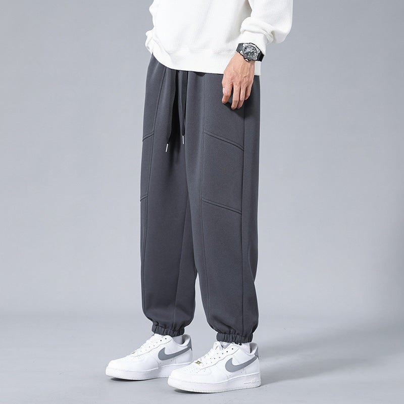 Straight Pants Men's New American-style Heavy Sweatpants