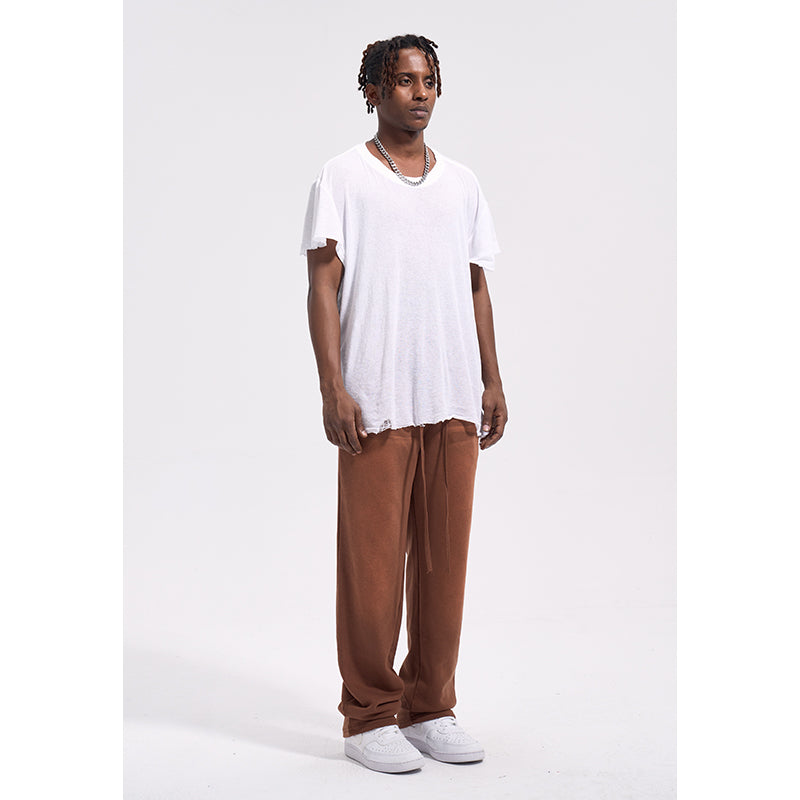 Versatile Loose Straight Tube Cotton Terry Guards