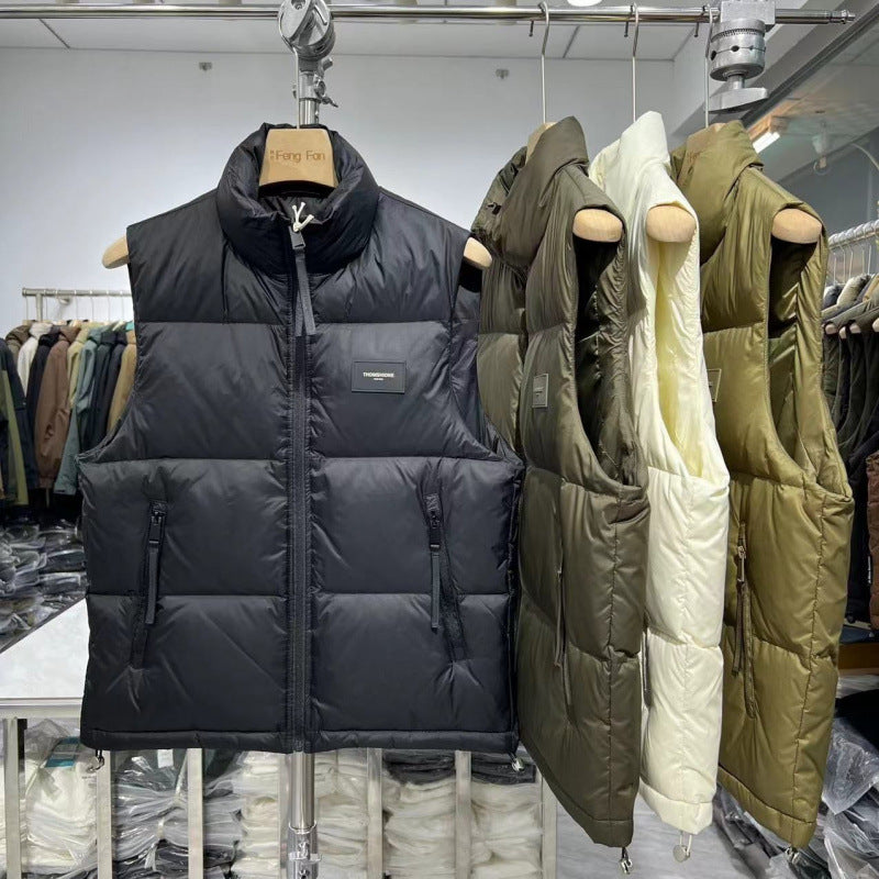 Men's Youth Stand Collar Down Vest
