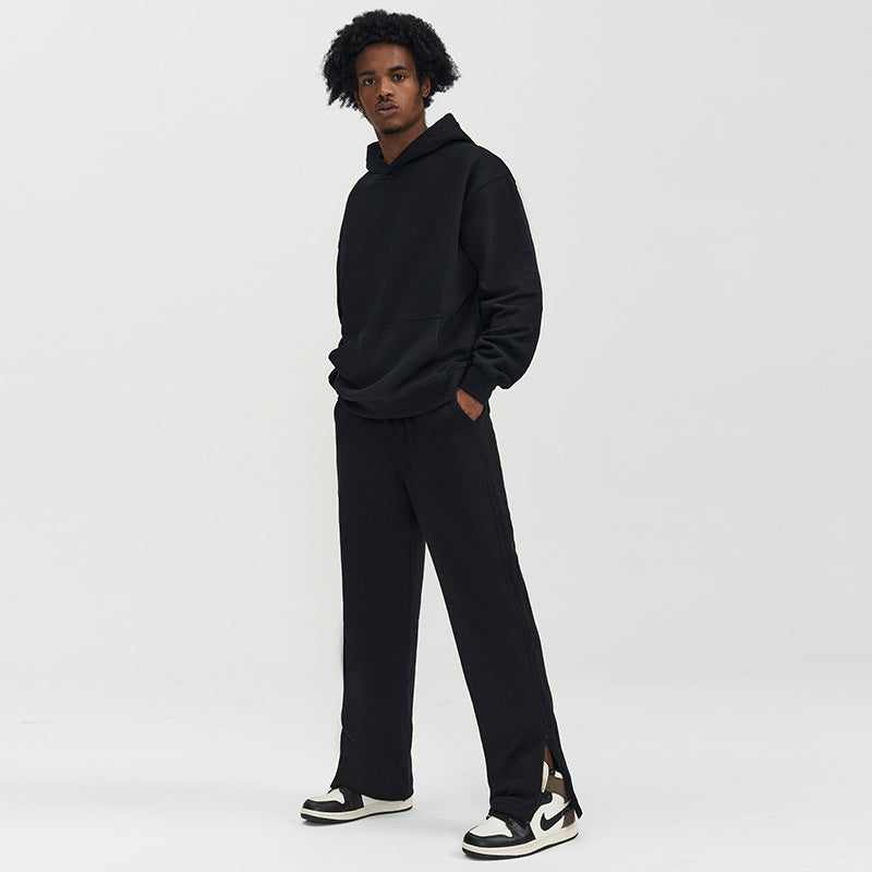 Men's Pure Cotton Terry Straight Casual Trousers