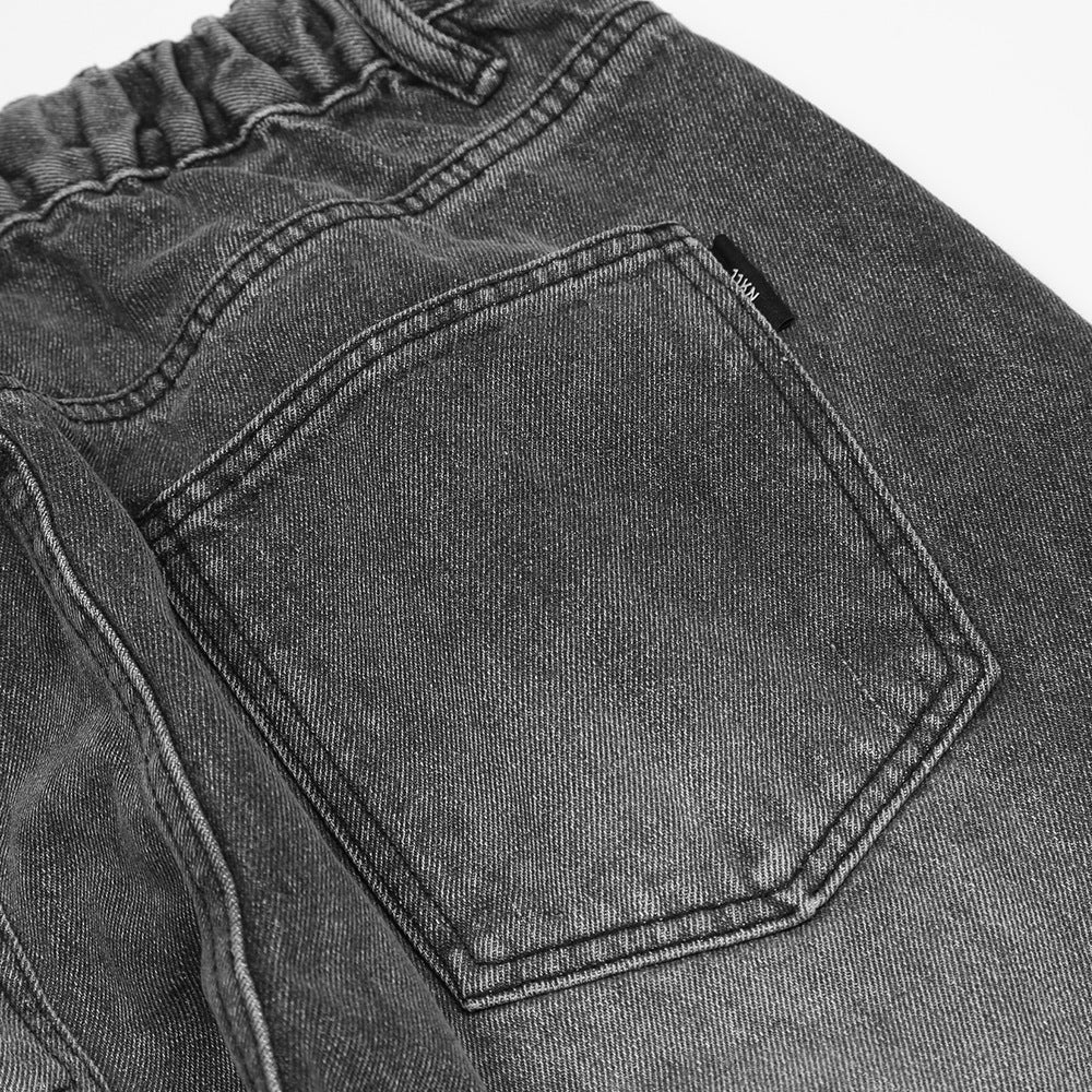 Men's Loose Leisure Washed-out Wide Leg Jeans